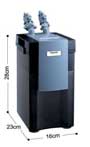 Aquanic AQ-500 (KW) внешний канистровый фильтр 1270л/ч  до 250 л. (kw-500019)