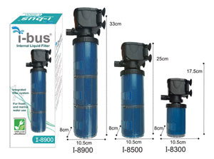 I-BUS 8500 (KW) внутренний фильтр,3.8 вт.,500л/ч., (kw-520124)