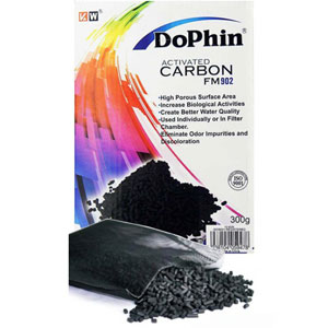 Активированный уголь для аквариумов DOPHIN ACTIVATED CARBON FM902 300гр, KWzone (kw-130035)