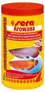 Sera Arowana (Sera арована) гранулы 1000 мл - плавающий гранулированный кормом для арован, крупных цихлид и других хищных рыб (s-0400)